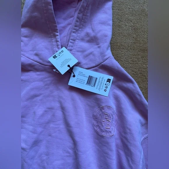NWT PE NATION ALPHA HOODIE (WASHED PRISM PINK)